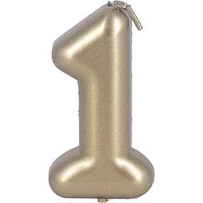 Salling kagelys "1" - Guld