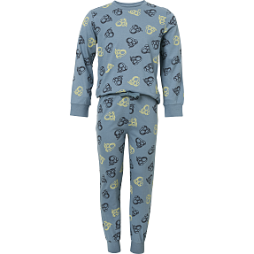 VRS børne pyjamas str. 98/104 - blå