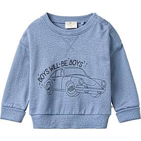 Tiny One sweatbluse str. 92 - blå