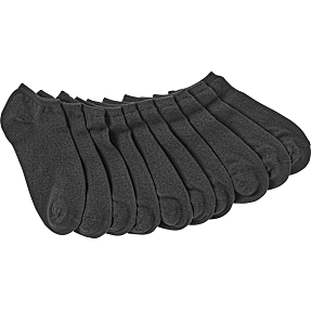 VRS dame 10-pak footies str. 35/38 - sort
