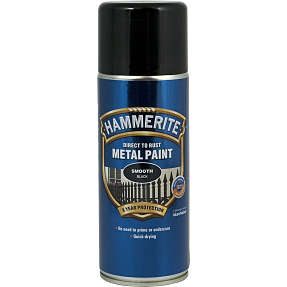 Hammerite spraymaling 400 ml - Glat-effekt sort