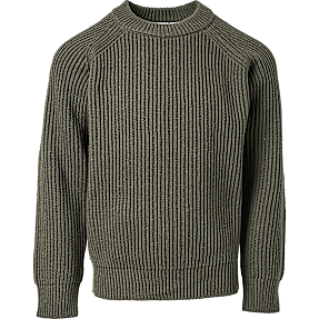 VRS børne strikbluse str. 98/104 - oliven