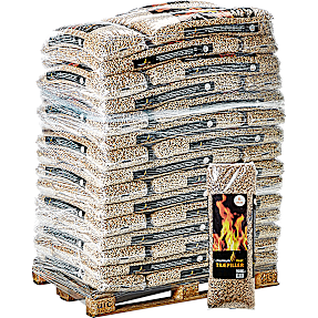 Premium Heat træpiller 6 mm - trucklevering - 1 palle á 900 kg