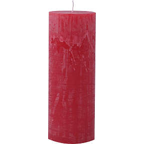 Windsor rustik bloklys 6x16 cm - Rød