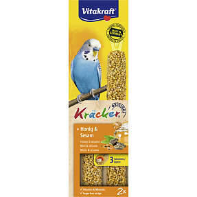 Fuglesnacks m. honning og sesam undulat