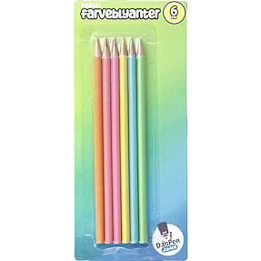 Danpen farveblyanter 6-pak