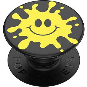 Popsocket m. aftageligt greb - gul/sort