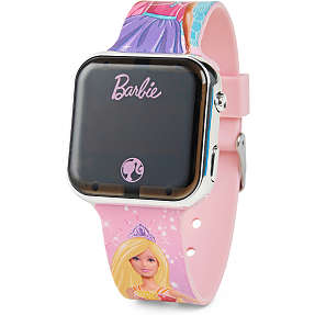 Barbie børne LED armbåndsur str. onesize - pink