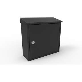 Allux postkasse model 400 - sort