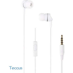 Teccus DC HS W In-ear høretelefoner - hvid