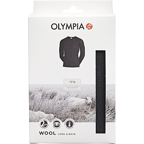 Olympia herre uld undertrøje str. 2XL - sort