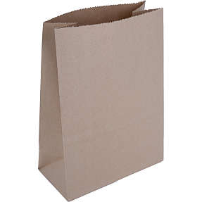 Salling brødpose med klodsbund 4-pak - kraft