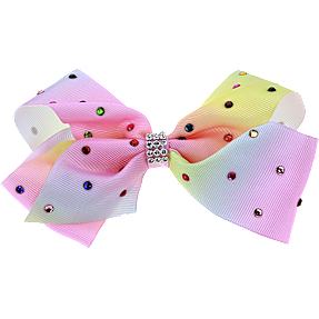 CBYH pige næb med sløjfe - multifarvet