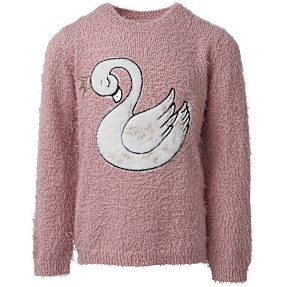 VRS børne strikbluse str. 146/152 - rosa