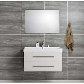 Mikelo Namur badmøbelsæt med vask - hvid