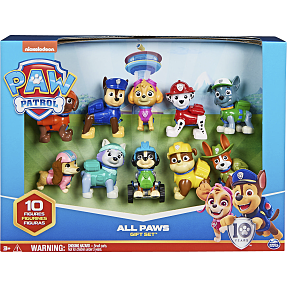PAW Patrol figurer - All PAWs Celebration-gaveæske