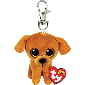 Zuzu - brun hund bamsevedhæng 9 cm