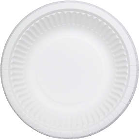 Budget papskåle Ø:19 cm 10-pak - hvid