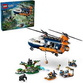 LEGO City Jungleeventyr – helikopter og ekspeditionsbase 60437