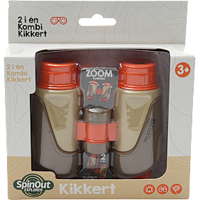 SpinOut explorer 2-i-1 kombi kikkert
