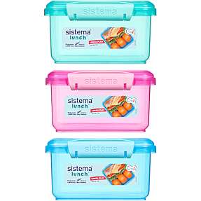 Sistema Lunch Plus madopbevaring (1,2L) - flere varianter - assorteret