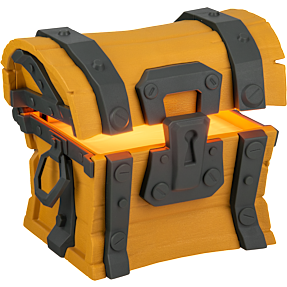 Fortnite Loot Chest lampe - brun