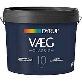 Dyrup vægmaling classic 4,5 liter - hvid