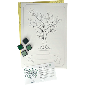 DIY plakat til fingeraftryk A3