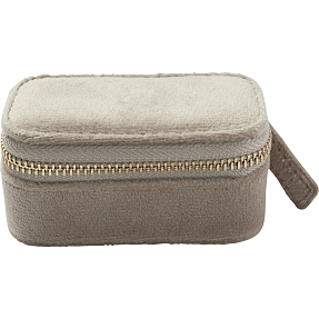 VRS smykkeskrin lille velour - beige
