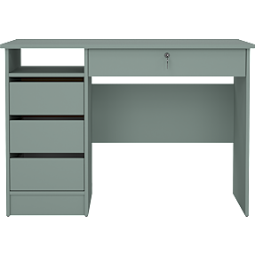Function Plus skrivebord med 4 skuffer - grøn