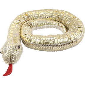 My Soft Friend guld slange bamse -180 cm