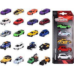 Majorette Street Cars 5 stk. – flere varianter – assorteret