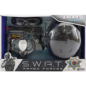 S.W.A.T tilbehør udklædningssæt 8 dele