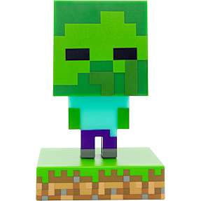 Minecraft Zombie lampe - grøn