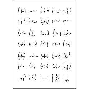 Butts nr. 1 - 70x100 cm