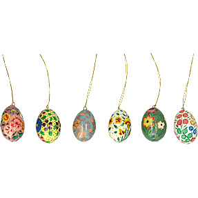 Æg til ophæng 5 cm - flere varianter - assorteret