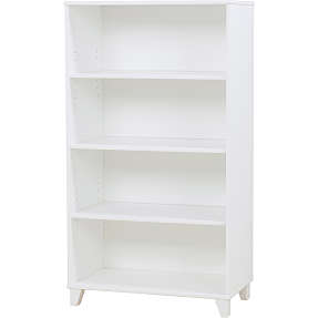 Hoppekids Peter bogreol m. 3 hylder - hvid