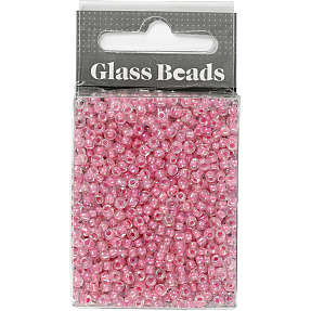 Rocaiperler pinkkerne 25g hulst 0,6-1,0