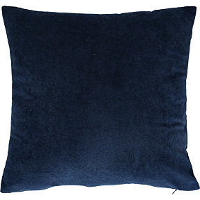 BASIS pyntepude i strukturstof - mørkeblå