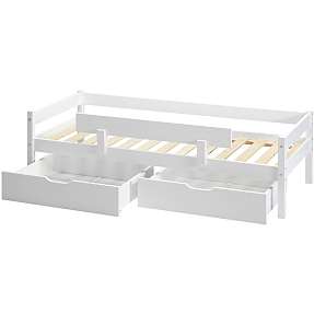 Spiloppe juniorseng 70x160 cm - hvid