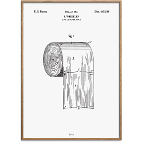 Toiletrullen - 50x70 cm