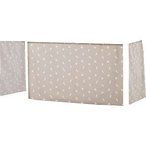 Hoppekids Pets forhæng til halvhøj- og køjeseng 70x160 cm - Sandfarvet