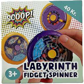 Scoop fidgetspinner - flere varianter - assorteret