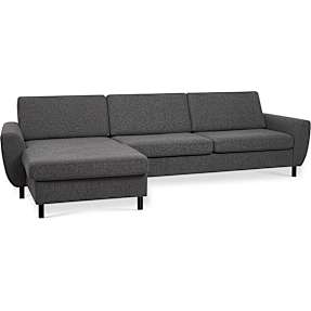 Urban 3D XL vendbar sofa med chaiselong - antracit