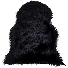 Imiteret lammeskind - sort