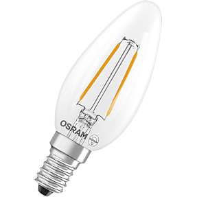 Osram 2-pak LED kertepære 1,8W - varmt hvidt lys