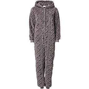 VRS dame fleece heldragt str. XL - grå