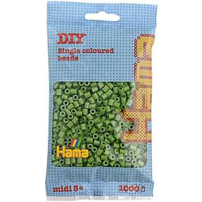 Hama midi perler 1000 stk. - olivengrøn