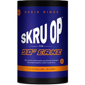 Skru op for 90´erne musikbingo