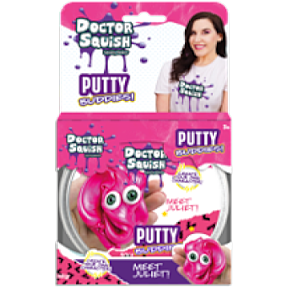 Doctor Squish DIY putty figur - pink